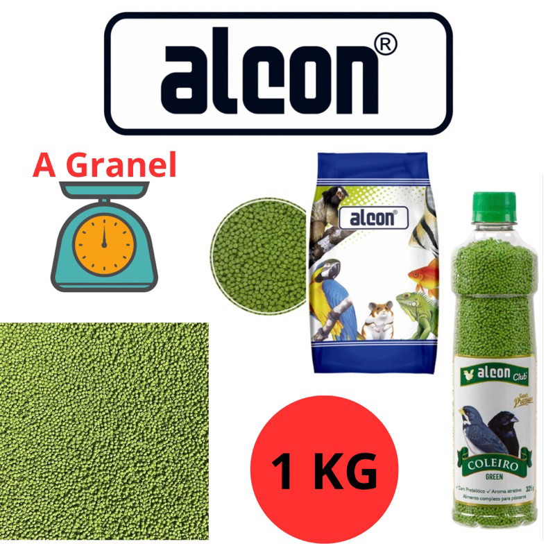 Alcon Coleiro Green A Granel 1 kg Super Premium