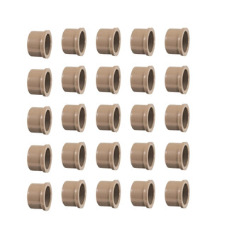 Cap Soldável Tampão Vedação Para Boca De Canos E Tubos Em PVC 25mm Kit Com 50 Unidades em Oferta na Shopee