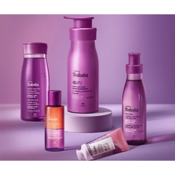 Ameixa e Flor de Baunilha Tododia Natura, Creme para mãos 50ml, Body Splash 200ml, Hidratante 400ml e 200ml