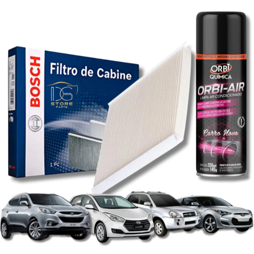 Filtro ar condicionado hyundai Hb20 2012 a 2020 em Oferta na Shopee