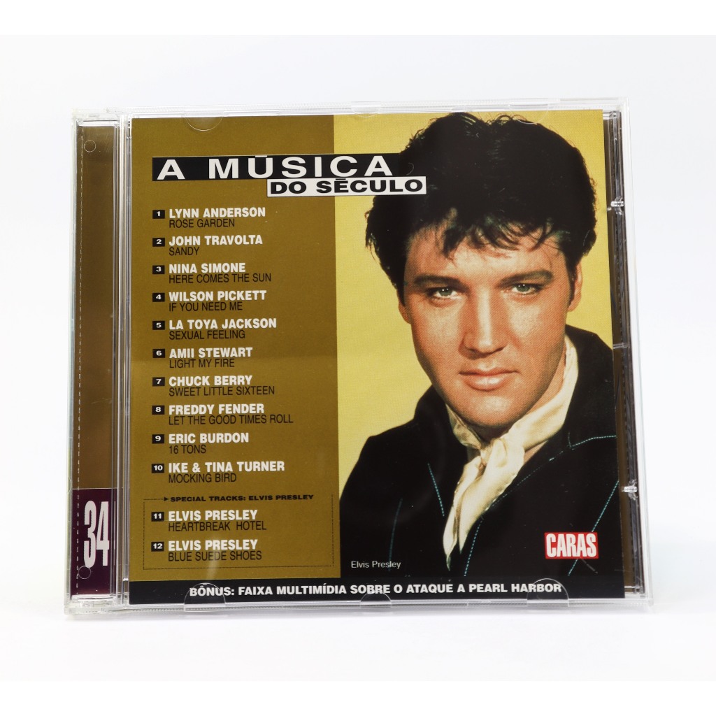 A Música Do Século 34 Elvis Presley CD Original De Música
