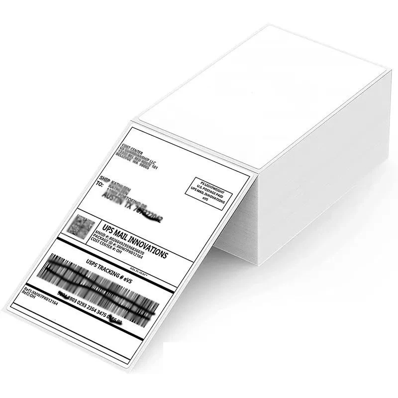 Kit 2500 etiquetas Térmicas 10x15 serrilha resma impressão contínua para Envios E-commerce