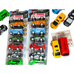 Kit 8 Carrinhos FRICÇÃO Coleção Carros Brinquedo Infantil Lembrancinha P/ Aniversario Festa Prenda