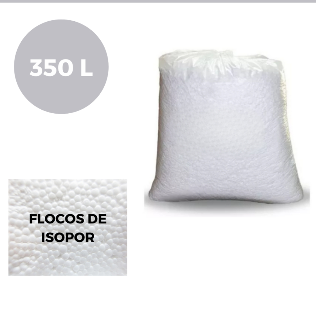 Isopor 350 Litros Conforto Enchimento Para Puff Boneco Artesanato