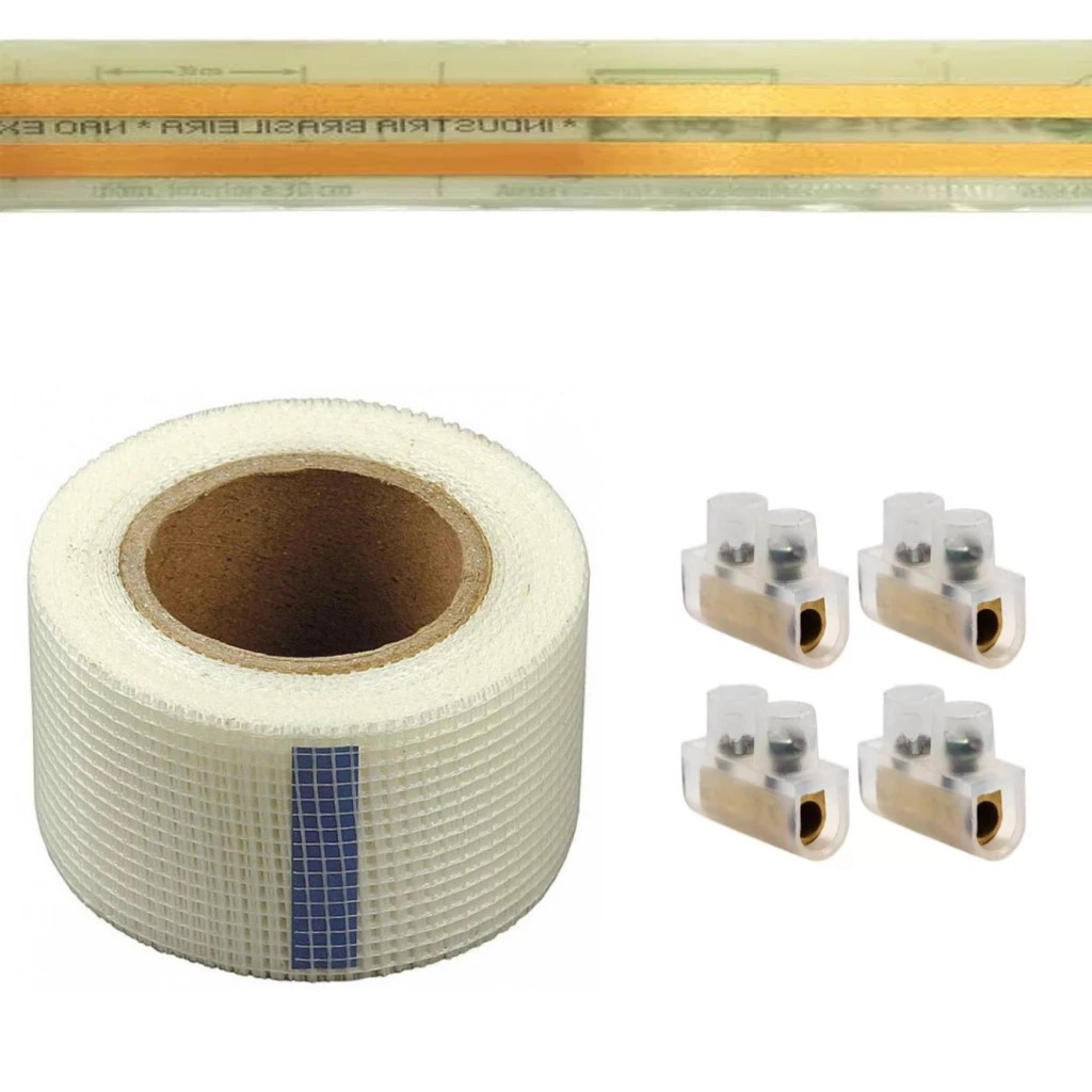 Kit Eletrofita 2 pistas 10A - 2,5 metros + 4 conectores
