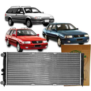 Radiador Visconde Vw Santana 1.8 8v Com Ar 2000 2006 em Oferta na Shopee