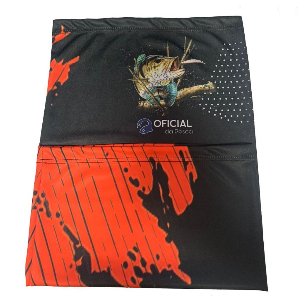 Bandana Protetor de Rosto Tucunaré Isca Branca - Oficial da Pesca em Oferta na Shopee