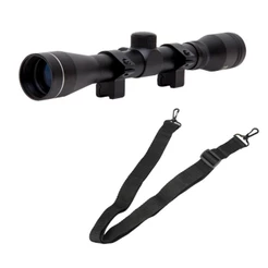 Luneta 4x32 com Trilho 11mm para Carabinas - Rossi + Bandoleira