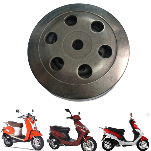 Embreagem secundaria completa Scooter Jonny Bull Spirit 50 Cc Shineray Retrô 50cc Shineray Bike