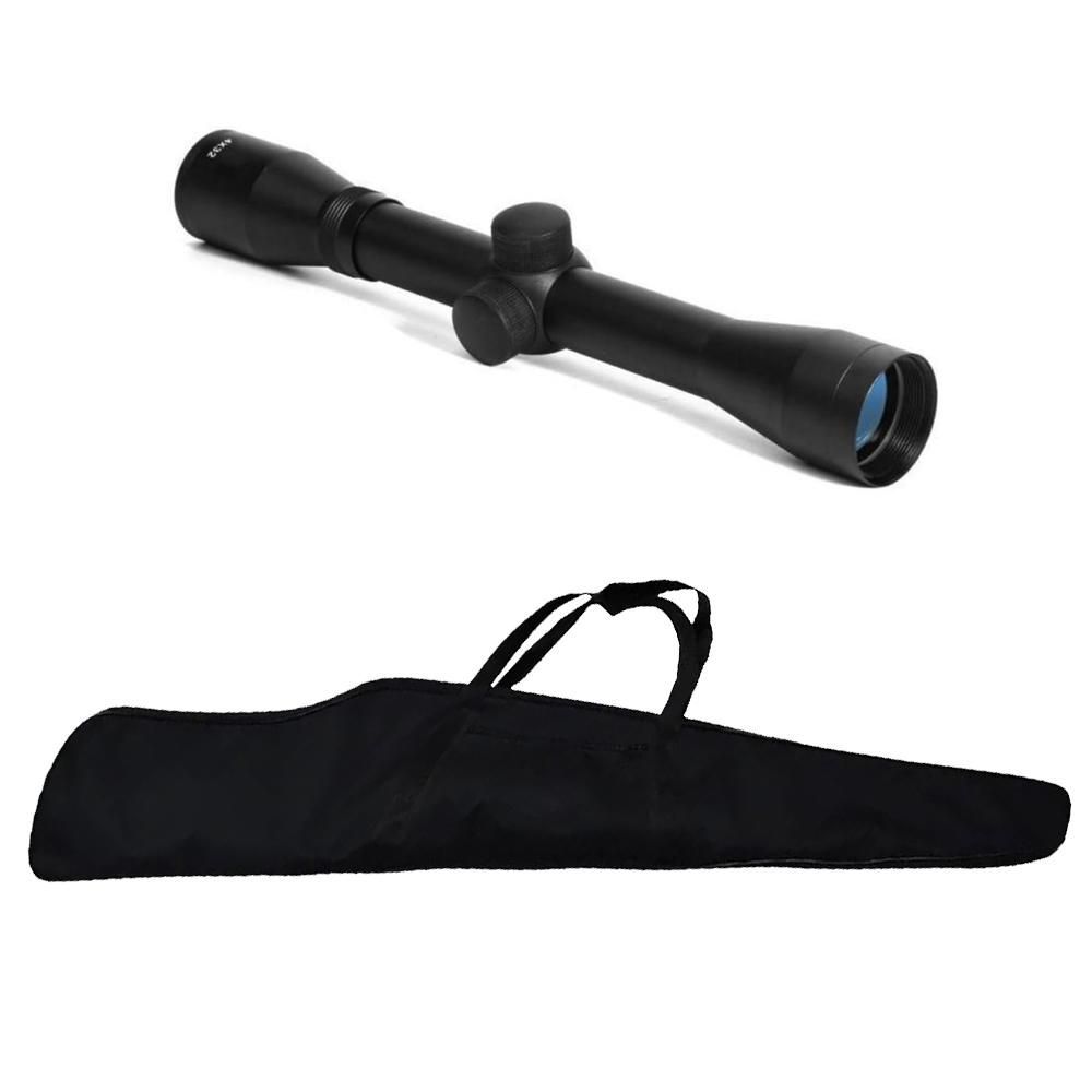 Luneta Carabina de Pressão 4x32 + Capa - Virtus em Oferta na Shopee