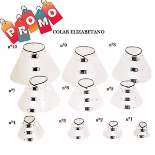 Kit Colar N°1 ao 10 Cirúrgico Elizabetano em Oferta na Shopee