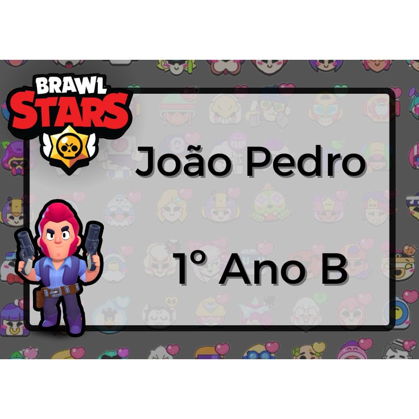Etiqueta Escolar BRAWL STARS Jogo Joguinho Personalizadas VINIL A PROVA DAGUA 60-80-100 Tamanhos Variados