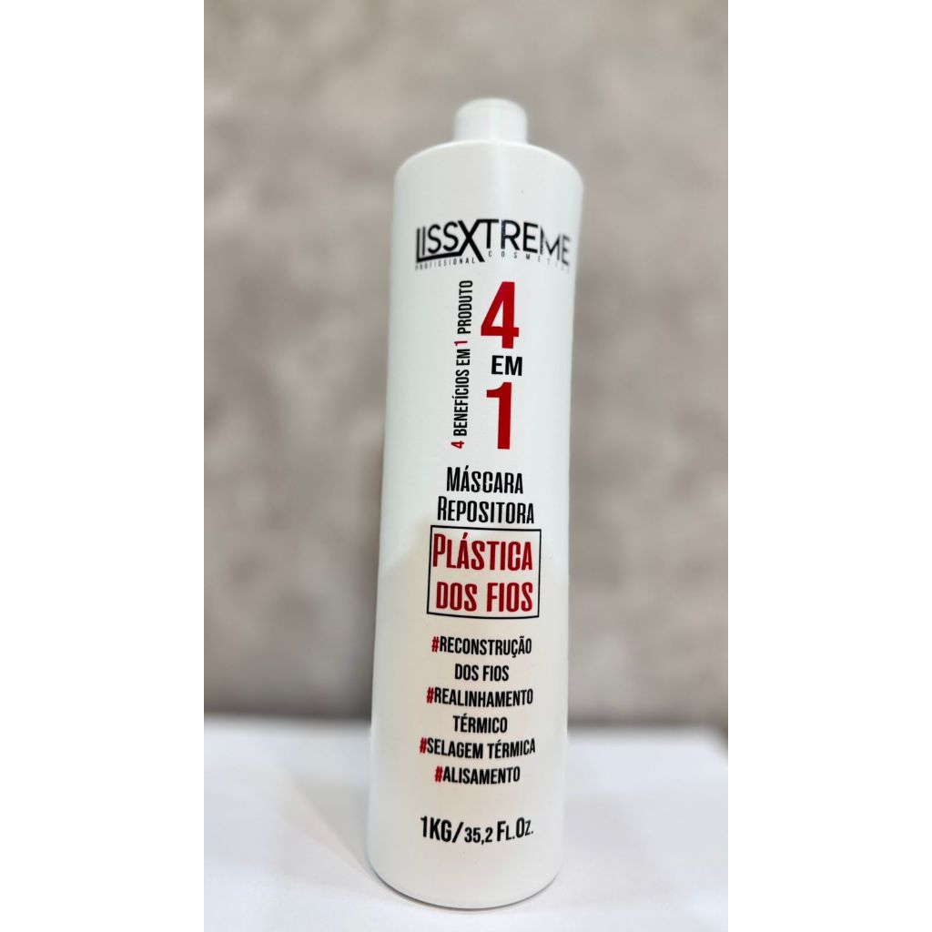 PROGRESSIVA MÁSCARA REPOSITORA 4 EM 1 LISSXTREME. em Oferta na Shopee