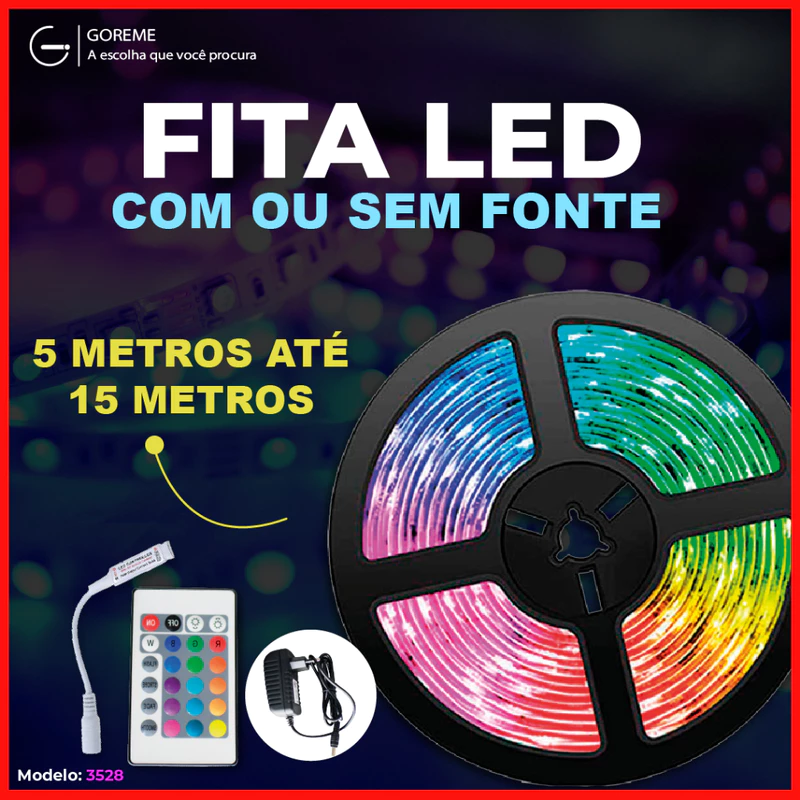 Ilumine sua vida: Fita LED Ultra RGB ✨