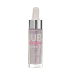 GLITTER LÍQUIDO RUBY KISSES ELECTRIC GLAZE PRATA UNICORN 12ML