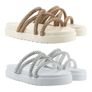 Kit 2 Pares de Sandalia Papete Feminina Birken Slide Promoção em Oferta na Shopee