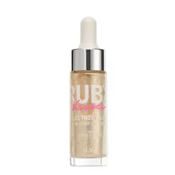 GLITTER LÍQUIDO RUBY KISSES ELECTRIC GLAZE DOURADO UNICORN 12ML
