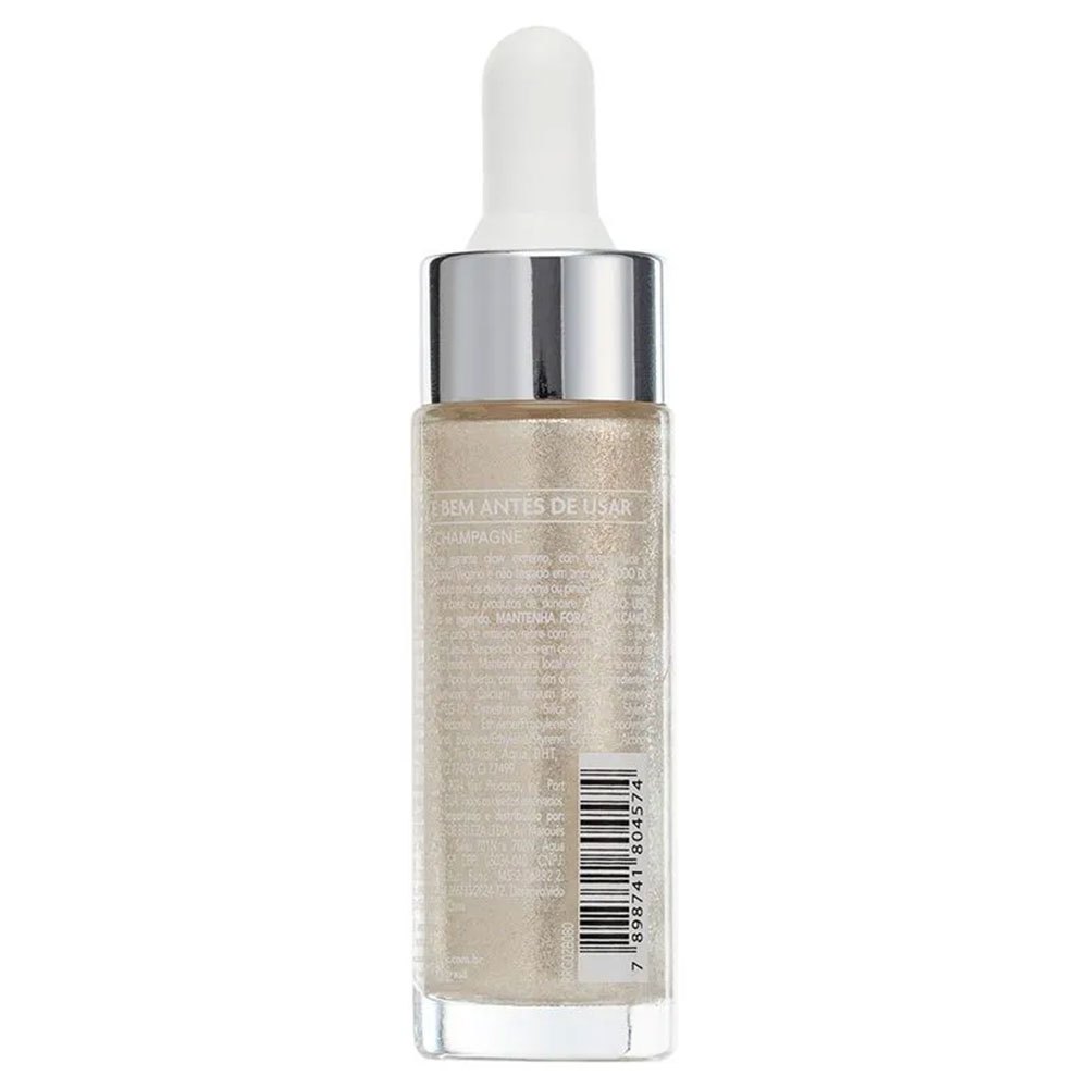 GLITTER LÍQUIDO RUBY KISSES ELECTRIC GLAZE DOURADO UNICORN 12ML · foto 2