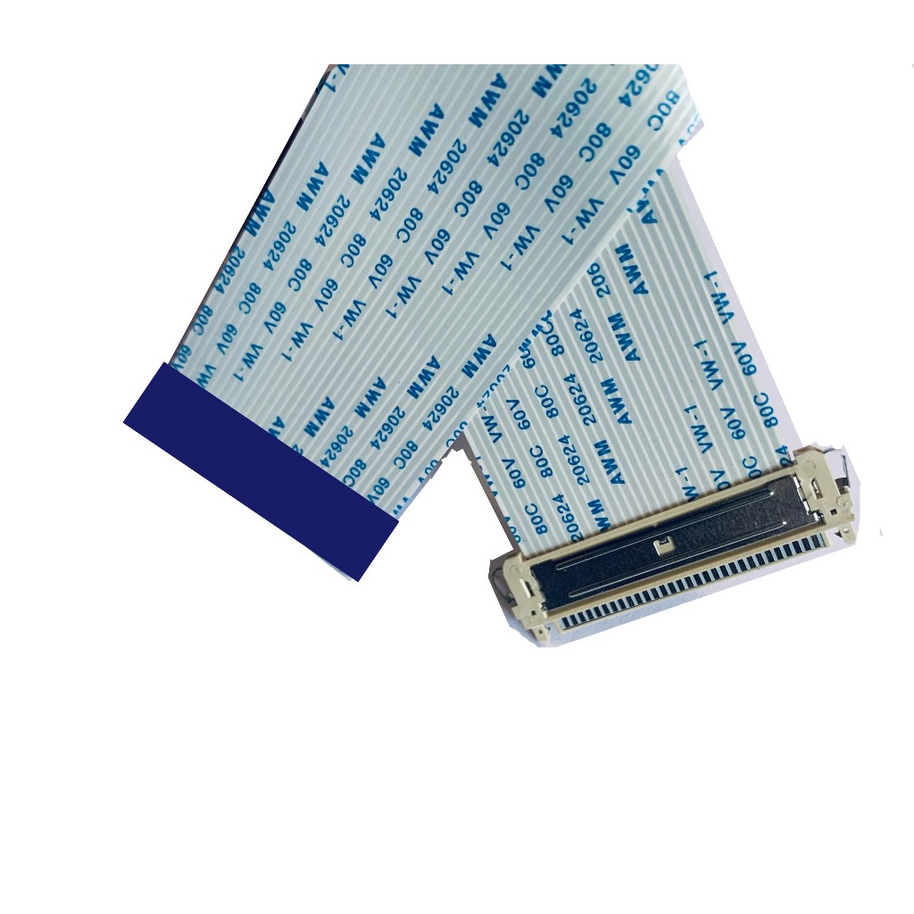 Cabo Flat 30 Vias Invertido X 20cm com Conector Compatível Para Tv 32 Hd Led Semp Toshiba Le3256