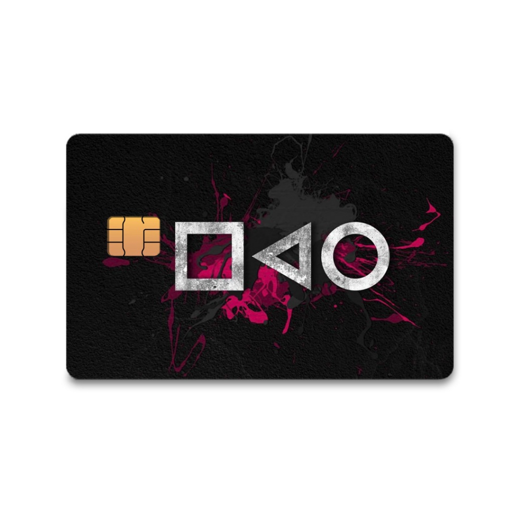 Adesivo para Cartão de Crédito e Débito Película para cartão Skin Card Round Six Card Black