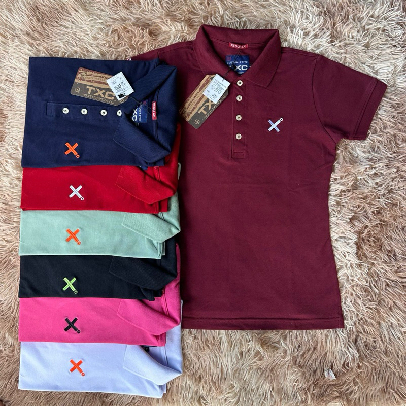 Camiseta Gola Polo Feminina TXC