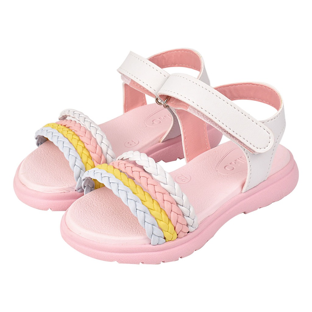 Sandália Infantil Menina Trança Colorida Conforto Feminina em Oferta na Shopee