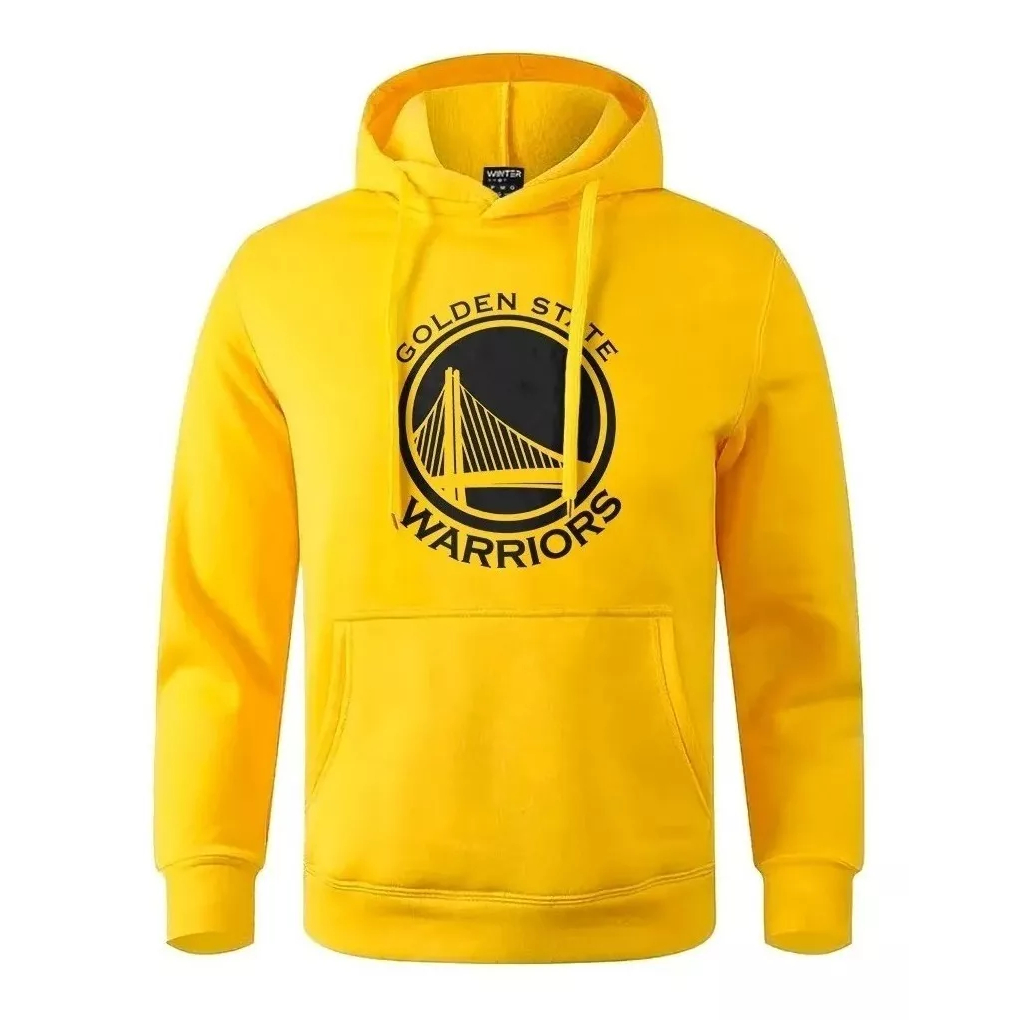 Blusa De Moletom Golden State Warriors Unissex Com Capuz Qualidade Premium