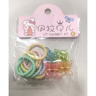 Kit Presilha de cabelo + Elásticos infantil