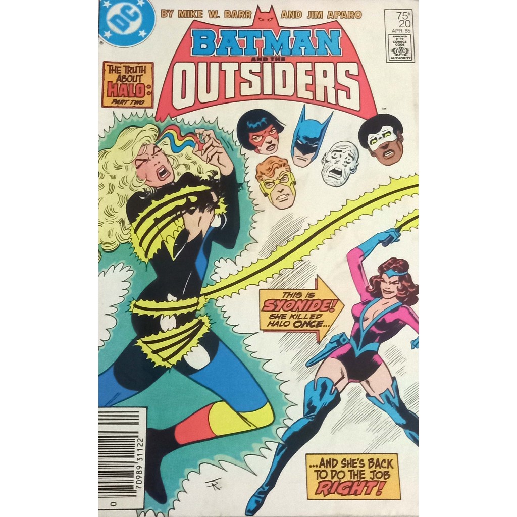 HQ DC Batman and the Outsiders 20 - Vintage - Importada - DC 1984