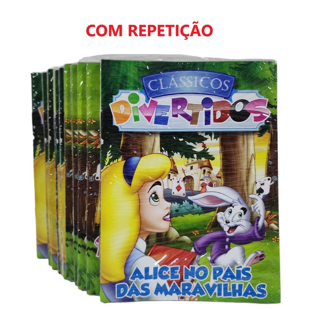 32 Livros Classicos Divertidos História - Atacado Lembrancinha Brinde De Aniversário C/ Repetição
