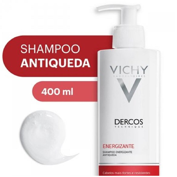 Shampoo Vichy Dercos Energy+ Estimulante Antiqueda 400g