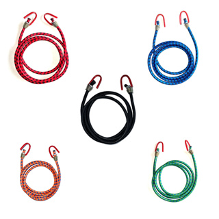Corda Elástica Bagageiro Kit 5 Peças Colorido Gancho Arame 2,0 mt em Oferta na Shopee