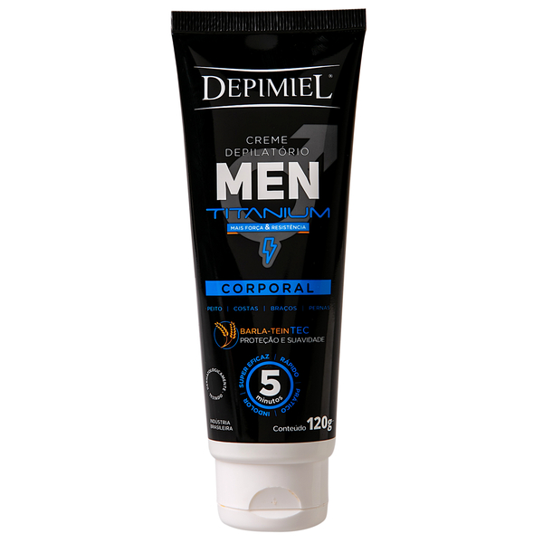 Creme Depilatório Men Titanium Depimiel - 120g