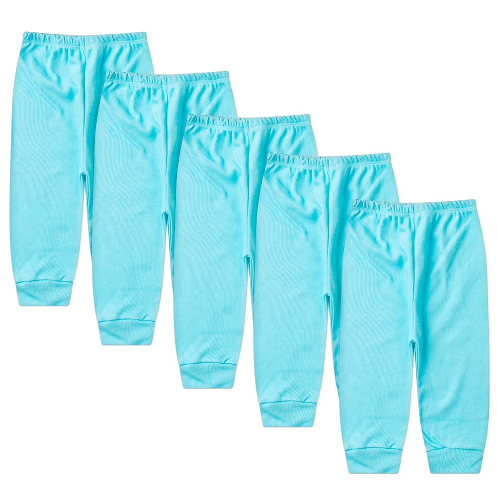 Kit Bebê (5 Peças) Mijão Canelado Turquesa sem Pé (RN/P/M/G)