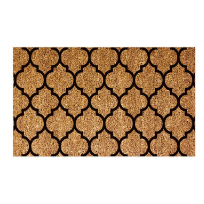Capacho De Porta Fibra De Coco Arabesco 75x45cm -uzoo Cor Arabesco