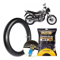Camara De Ar Moto Aro 18 Cg Titan Fan 125 150 160 Ybr Yes