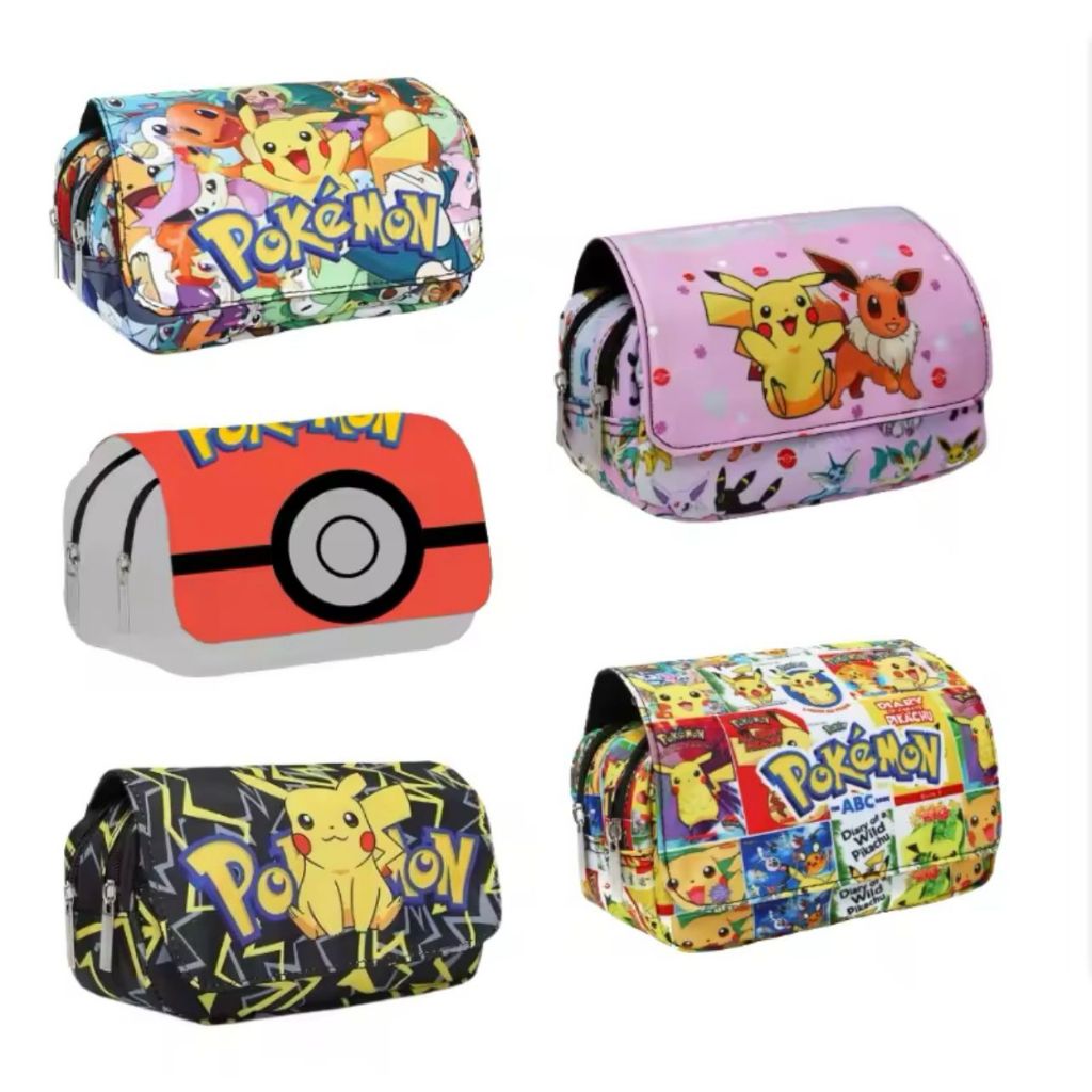 Estojo Escolar/Estojo Box/Estojo De Lápis De Duas camadas/Material Escolar em Oferta na Shopee