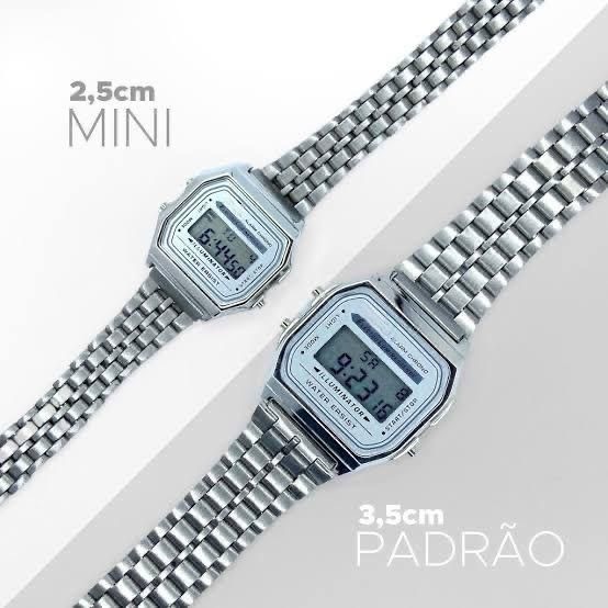 Kit 3 Relógio Retrô Vintage Unissex Original 100% Prova D'água Envio Imediato