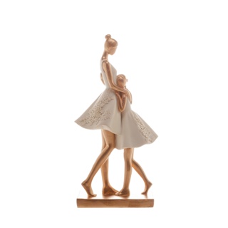 Figura Decorativa Família de Resina Branco 10cm x 7cm x 20cm - Wolff em Oferta na Shopee