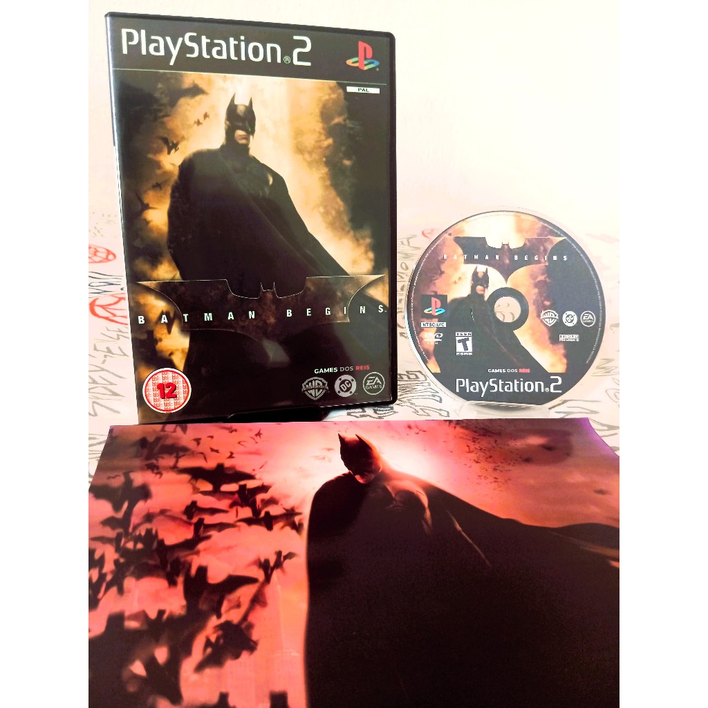 Jogo Batman Begins para Play 2 Legendado em Português PT-BR Mídia Física