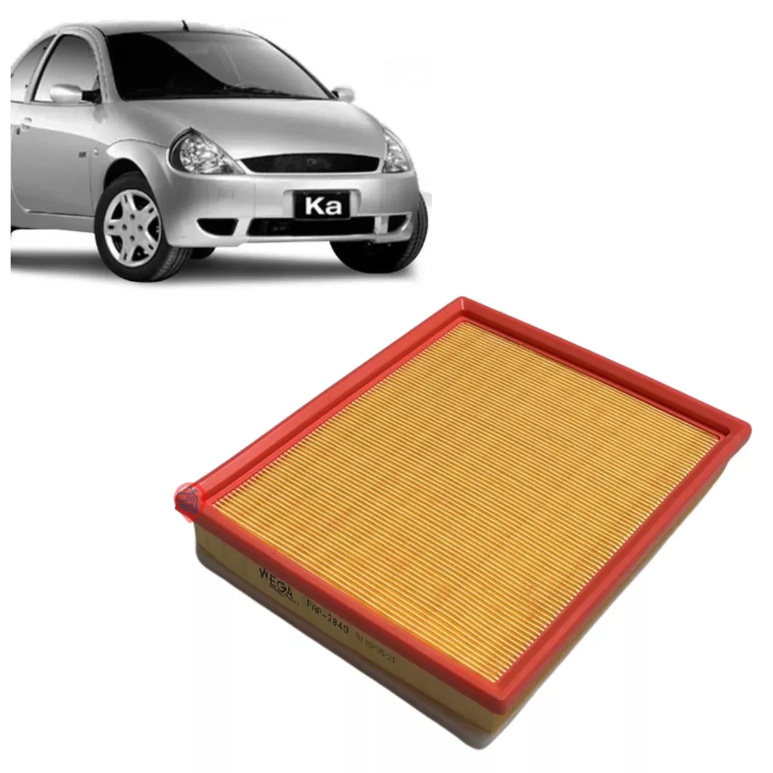 Filtro De Ar Motor Ford Ka 1.0 1.6 1997 Fap2840 Wega