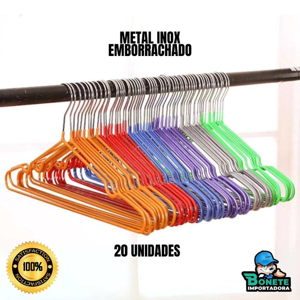 Cabides Para Roupas Cabideiro Organizador Calças Adulto Cabide inox