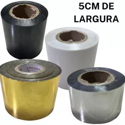 Fita Foil Hot Stamp Carimbo 50mm - Diversas Cores