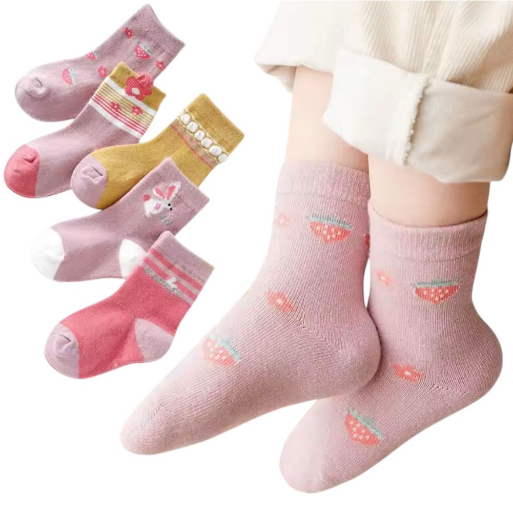 Kit Pares de Meias Feminina Infantil Bebê Recém Nascidos Menina Estampadas em Oferta na Shopee
