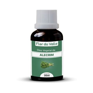 Óleo de Alecrim 30ml Flor do Valle em Oferta na Shopee