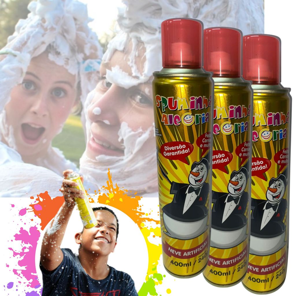 Spray 400ml Espuminha carnaval