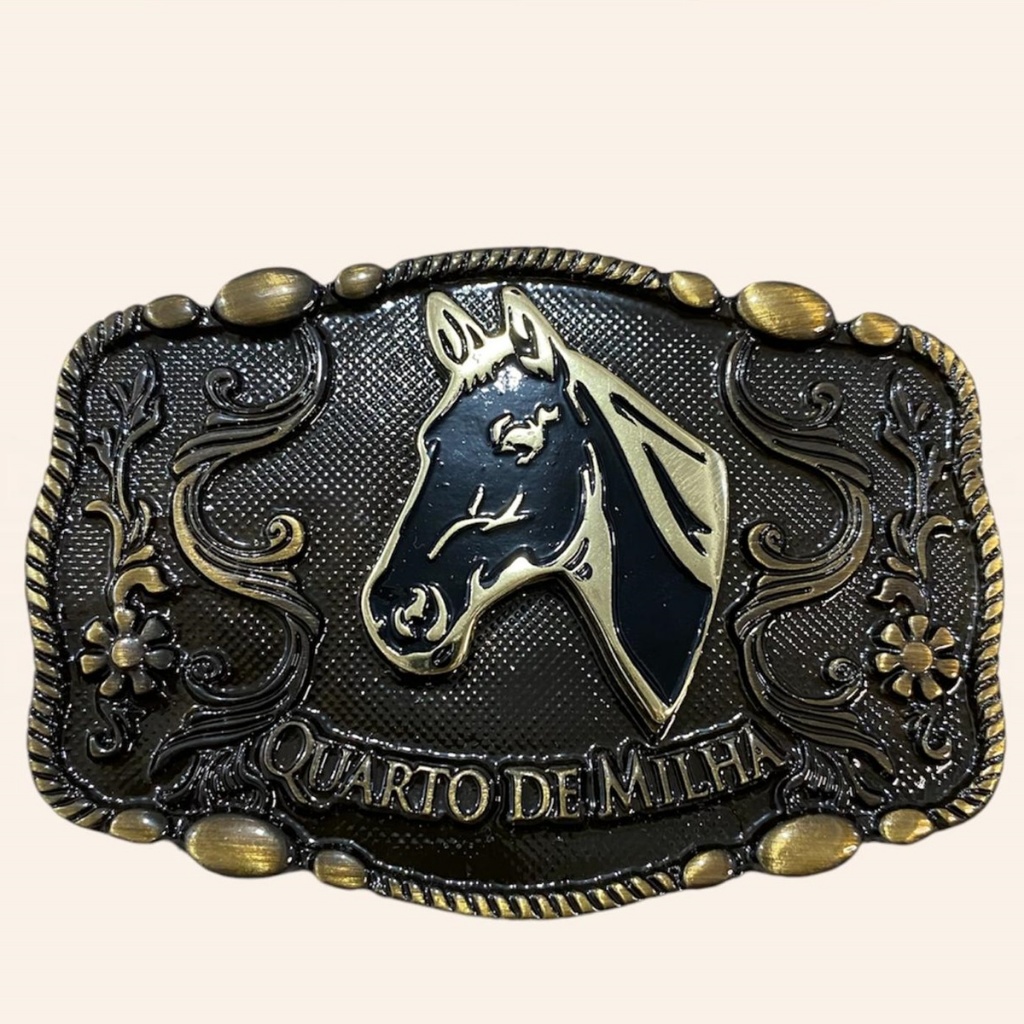 Fivela Country Quarto de Milha Country Prata Menor Preço de Fabrica — R$ 42,33 em Shopee