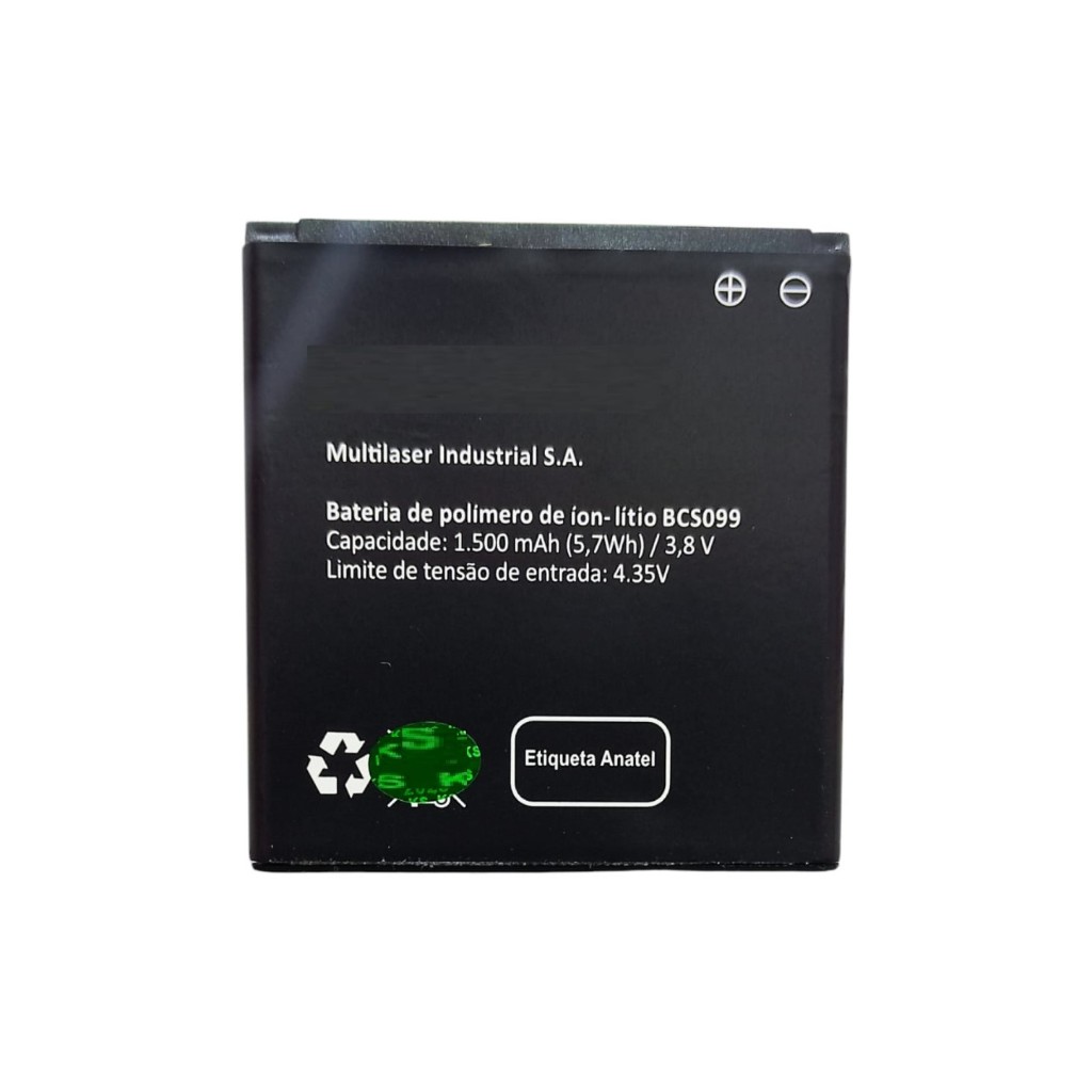 BAT COMPATIVEL-Bcs099 Multilaser E Lite P9099 1500mah