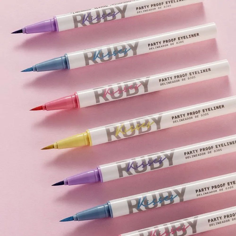 DELINEADOR EM CANETA PARTY PROOF AMARELA RUBY KISSES