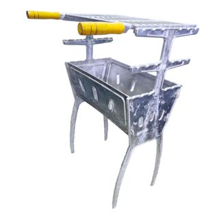 Churrasqueira Aluminio Desmontável 81cm Portátil Cab Madeira em Oferta na Shopee